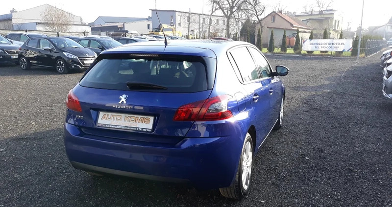 Peugeot 308 cena 43990 przebieg: 91000, rok produkcji 2018 z Złoty Stok małe 106